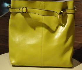 European and American fashion retro portable shoulder bag leather